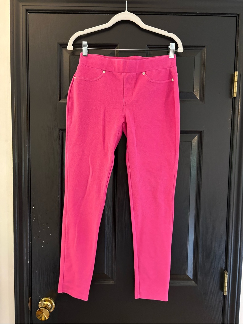 Michael Kors Hot Pink Ponte Stretch Pants - Pull On